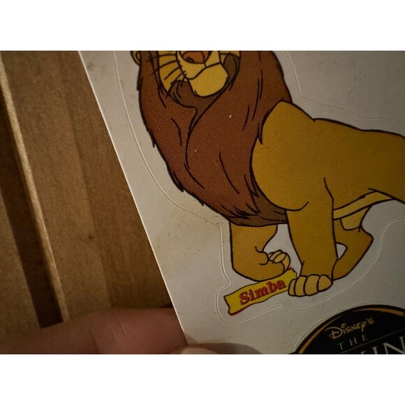 1998 Walt Disney Lion King 2 II Simbas Pride VHS Sticker Sheet RARE Stickers - Picture 2 of 2